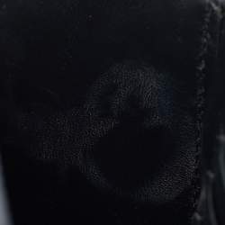 Versace Black Leather Mini La Medusa Top Handle Bag