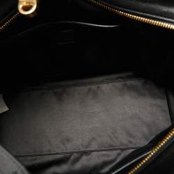 Versace Black Leather Medusa Tote