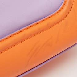 Pre Owned Versace Tricolor Leather Palazzo Empire Tote