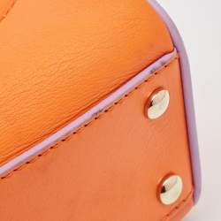 Pre Owned Versace Tricolor Leather Palazzo Empire Tote