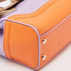 Pre Owned Versace Tricolor Leather Palazzo Empire Tote