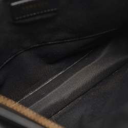 Versace Black Leather Virtus Crossbody Bag