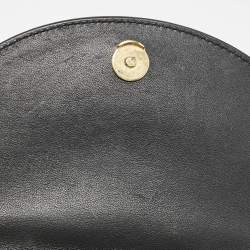 Versace Black Leather Virtus Convertible Belt Bag
