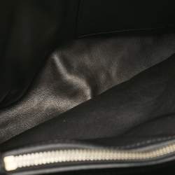 Versace Black Leather La Medusa Tote