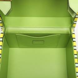 Versace Multicolor Striped Leather Medusa Vanity Box