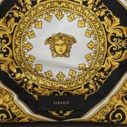 Versace Multicolor Baroque Print Fabric Tote