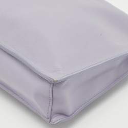 Versace Lavender Leather Medusa Shoulder Bag