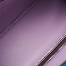 Versace Blue Leather La Medusa Top Handle Bag