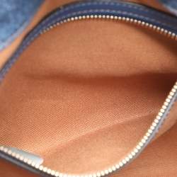 Versace Blue Denim Small La Medusa Tote