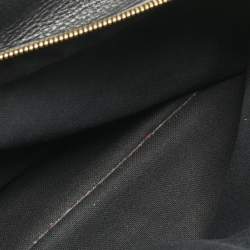 Versace Black Leather La Medusa Shopper Tote