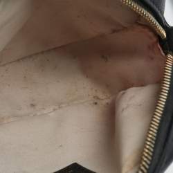 Pre Owned Versace Black Leather Medusa Camera Crossbody Bag