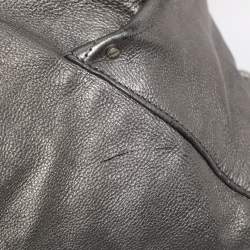 Pre Owned Versace Metallic Leather Chain Shoulder Bag