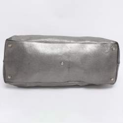 Pre Owned Versace Metallic Leather Chain Shoulder Bag