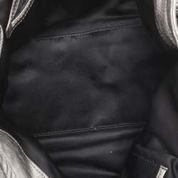 Pre Owned Versace Metallic Leather Chain Shoulder Bag