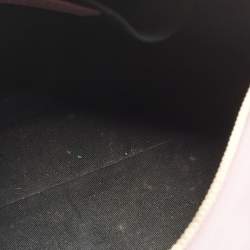 Pre Owned Versace Pink Leather Medusa Boston Bag