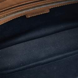 Pre Owned Versace Brown Leather La Medusa Hobo