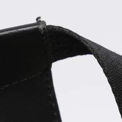 Pre Owned Versace Black/Yellow Medusa Print Nylon and Leather Backpack