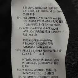 Pre Owned Versace Black/Yellow Medusa Print Nylon and Leather Backpack