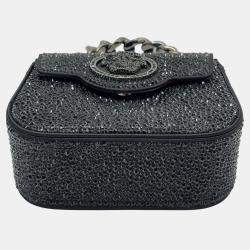 Pre Owned Versace Crystal La Medusa Mini Studded Micro Bag