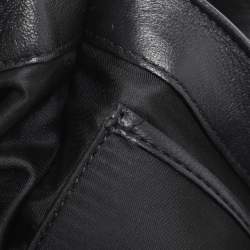 Pre Owned Versace Black Leather Palazzo Sultan Shoulder Bag