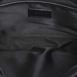 Pre Owned Versace Black Leather Palazzo Sultan Shoulder Bag