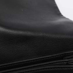 Pre Owned Versace Black Leather Palazzo Sultan Shoulder Bag