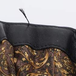 Pre Owned Versace Black Quilted Leather Calliope Vanitas Shoulder Bag