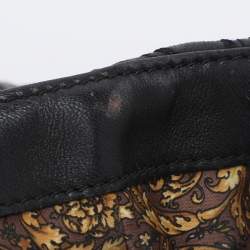 Pre Owned Versace Black Quilted Leather Calliope Vanitas Shoulder Bag