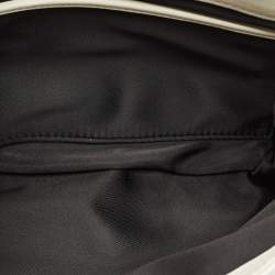 Pre Owned Versace White Leather Medusa Sultan Shoulder Bag