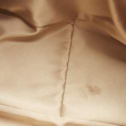 Pre Owned Versace Beige/Cream Coated Canvas and Leather Barocco Tote