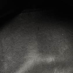 Pre Owned Versace Black Leather Large Virtus Bucket Bag