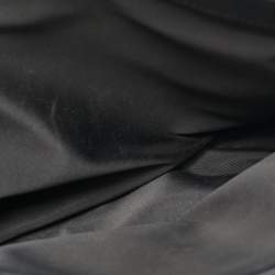 Pre Owned Versace Black Leather and Patent Leather Vanitas Icon Tote