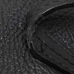 Pre Owned Versace Black Leather Palazzo Shopper Tote