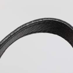 Pre Owned حقيبة يد فيرساتشي باروكو قماش مطلي أصفر/أسود