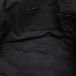 Pre Owned حقيبة يد فيرساتشي باروكو قماش مطلي أصفر/أسود