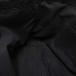 Pre Owned حقيبة يد فيرساتشي باروكو قماش مطلي أصفر/أسود