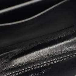 مملوكة مسبقًا Versace Greca Goddess Black Leather Flap Shoulder Bag