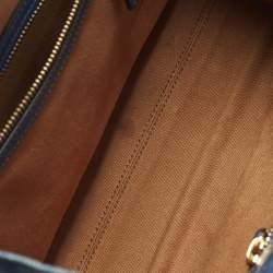 مملوكة مسبقًا حقيبة يد فيرساتشي ميدوسا صغيرة دنيم أزرق