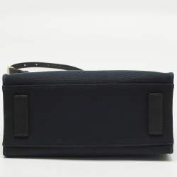 Pre Owned حقيبة يد فيرساتشي ميدوسا قماش كحلي/أسود صغيرة