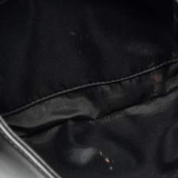 Pre Owned Versace Medusa Sultan Black Leather Shoulder Bag