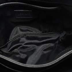 Pre Owned Versace Medusa Sultan Black Leather Shoulder Bag