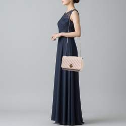 Pre Owned حقيبة كتف فيرساتشي وردية جلد مبطن لا ميدوسا