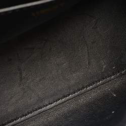 مملوكة مسبقًا حقيبة فيرساتشي لا ميدوسا جلد أزرق بيد علوية