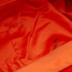 Pre Owned Versace Medusa Beige Canvas and Leather Tote