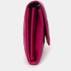 مملوكة مسبقًا محفظة فرساتشي ميدوسا جلد وردية على سلسلة