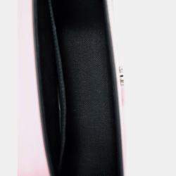 Pre Owned Versace Pink Leather Medusa Top Handle with Strap