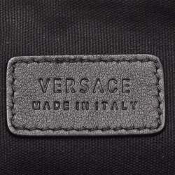 Pre Owned Versace Multicolor Barocco Print  Coated Canvas Pouch Clutch