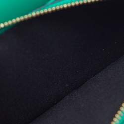 Pre Owned حقيبة سلسلة فيرساتشي فيرتوس جلد مبطن أخضر