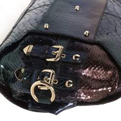 Versace Multicolor Ombre Python Canyon Bag