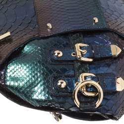 Versace Multicolor Ombre Python Canyon Bag